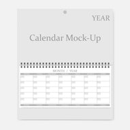 A4 - Calendar Wiro Bound